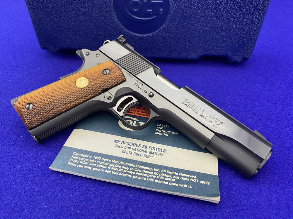 1984 Colt MK IV / Series 80 Gold Cup National Match .45ACP *FANTASTIC COLT*-img-11