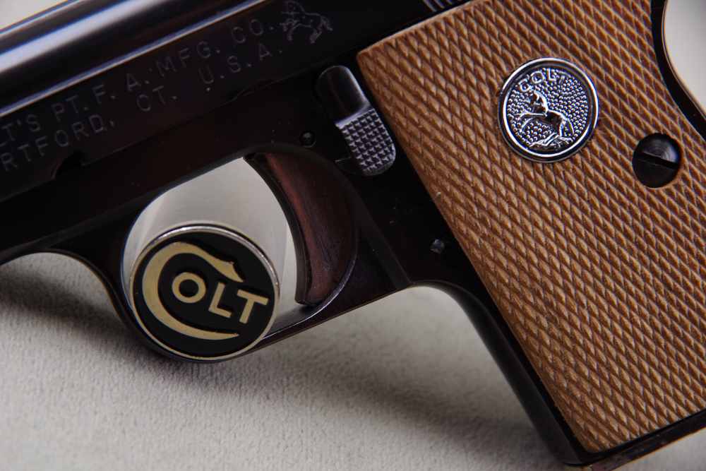 All Original 1970 Colt Junior 25 ACP 2'' Blue 99% with Original Box Papers-img-12