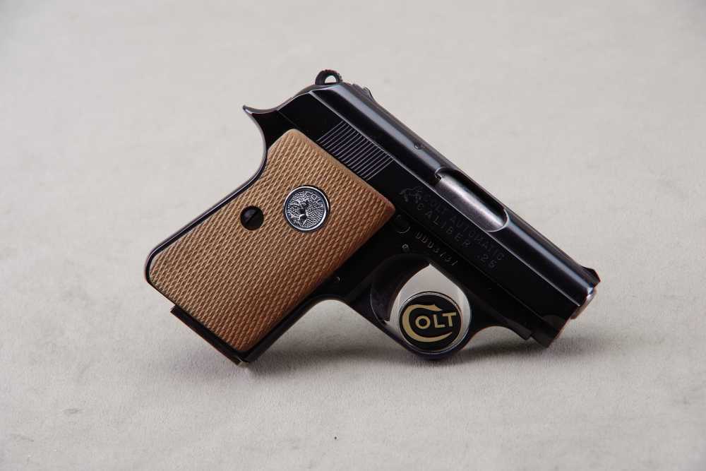All Original 1970 Colt Junior 25 ACP 2'' Blue 99% with Original Box Papers-img-14