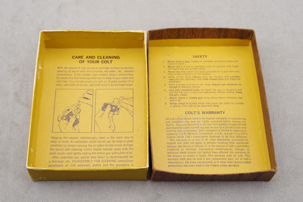 All Original 1970 Colt Junior 25 ACP 2'' Blue 99% with Original Box Papers-img-6