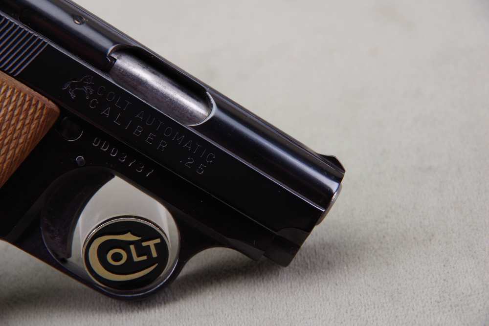 All Original 1970 Colt Junior 25 ACP 2'' Blue 99% with Original Box Papers-img-15