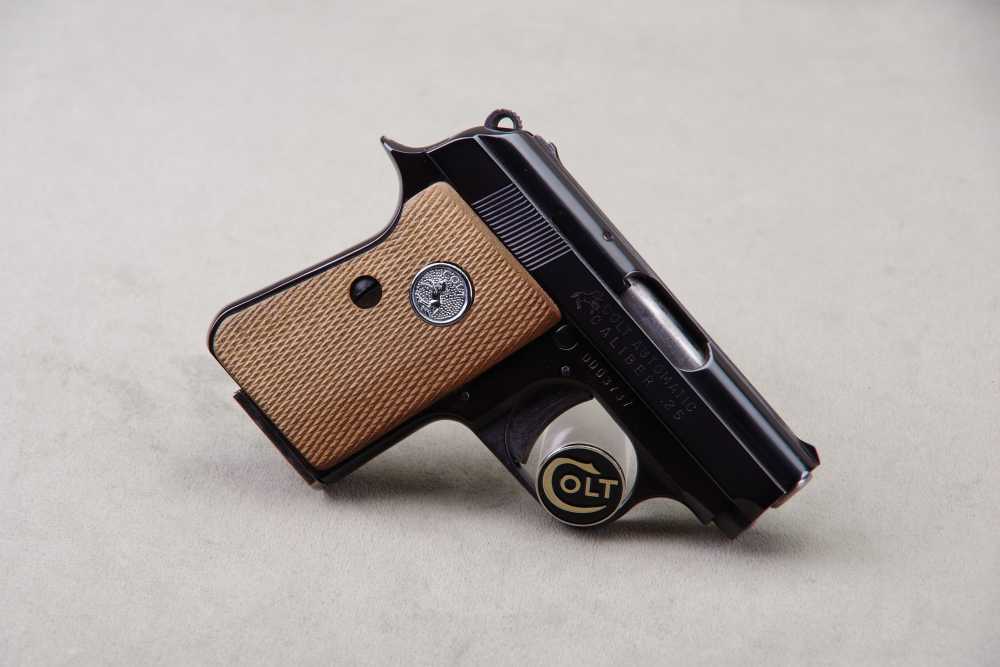 All Original 1970 Colt Junior 25 ACP 2'' Blue 99% with Original Box Papers-img-31