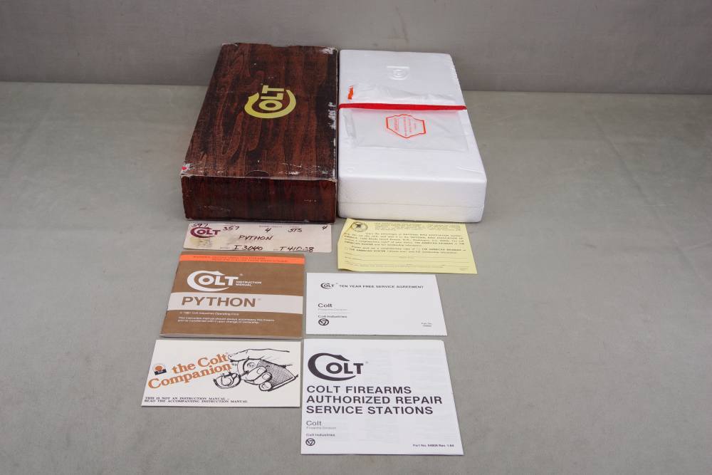 1985 Colt Python 357 Magnum 4'' Stainless NIB -img-5