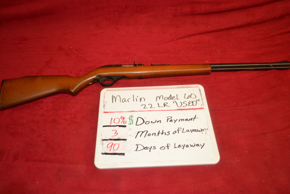 Marlin Model 60 22LR  22"Barrel, Used Layaway Available.-img-0