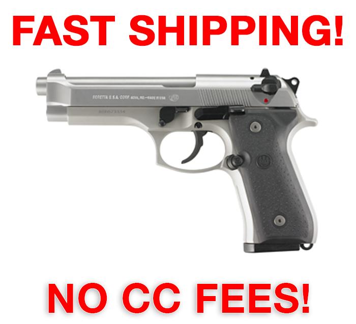Beretta 92Fs Inox 9mm 4.9" 10Rd Ca-img-0