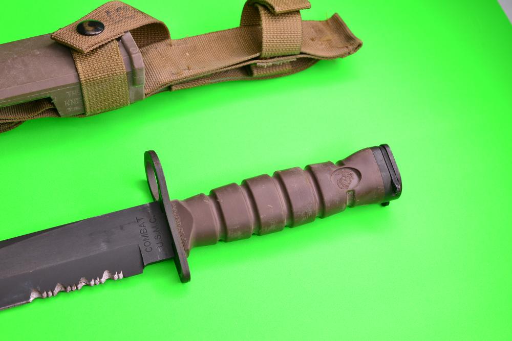 RaRe Ontario COMBAT USMC OKC  M9 3S Bayo Bayonet Knife for Colt AR15 Rifle-img-2