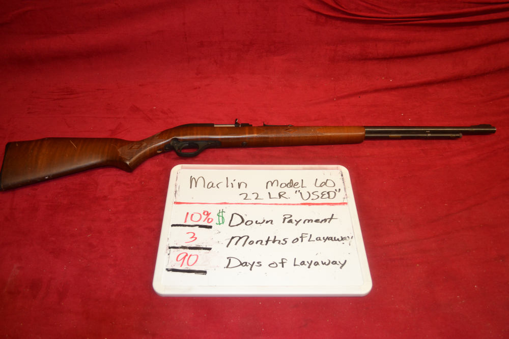 Marlin Model 60 22LR 22"Barrel, Used Layaway Available.-img-0