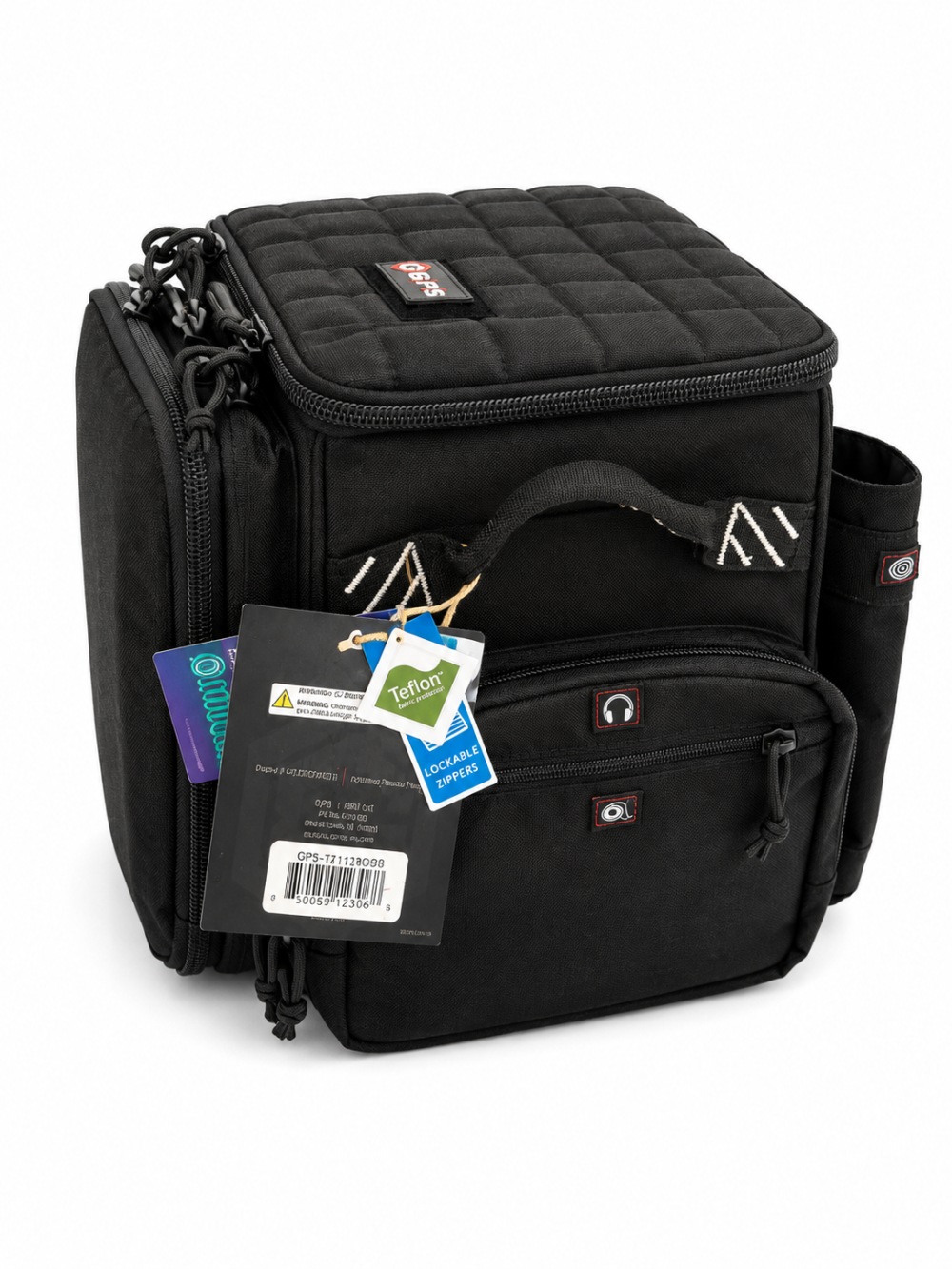 NEW, GPS Tactical Rolling Range Bag Holds 10 Handguns Large BLACK-img-1