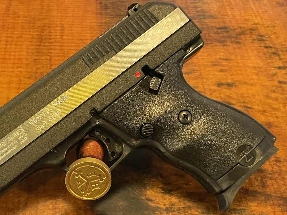 Hi-Point CF380, .380 acp semi auto pistol. NICE Two-Tone-img-1