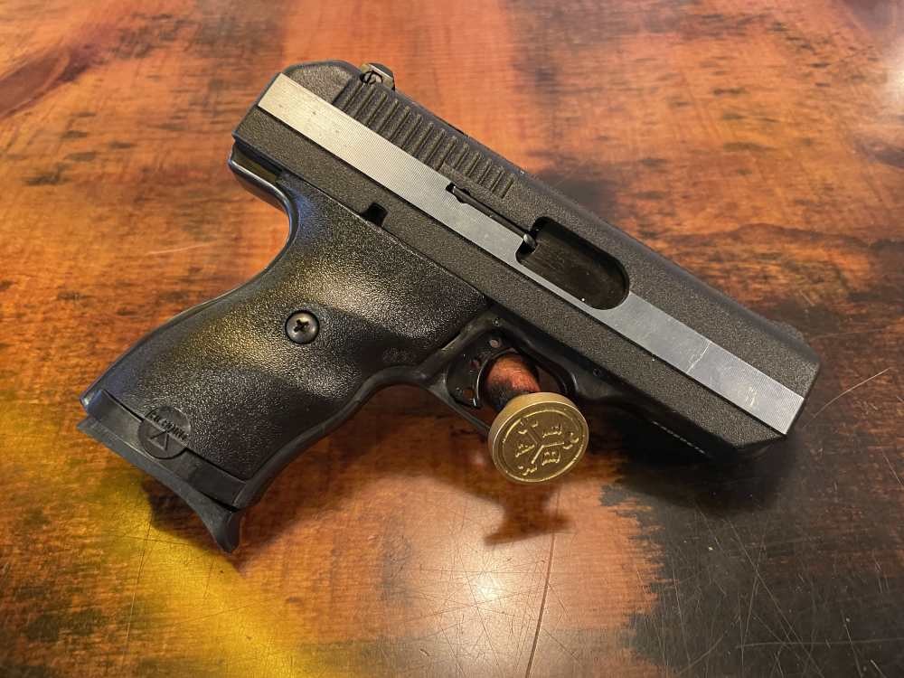Hi-Point CF380, .380 acp semi auto pistol. NICE Two-Tone-img-7