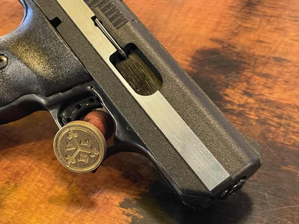Hi-Point CF380, .380 acp semi auto pistol. NICE Two-Tone-img-5