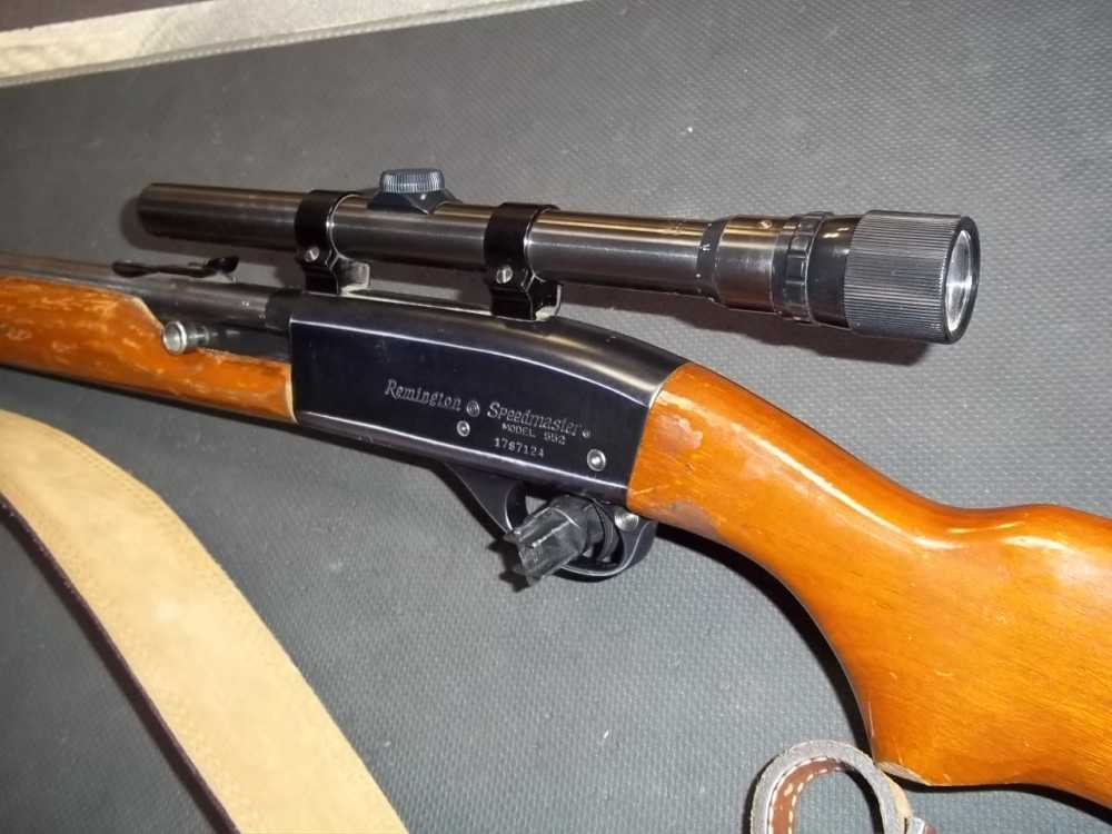 REMINGTON 522 SPEEDMASTER 22LR SEMIAUTO W/ VINTAGE WEAVER SCOPE-img-10