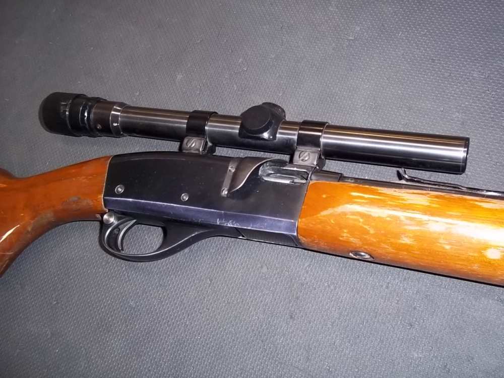REMINGTON 522 SPEEDMASTER 22LR SEMIAUTO W/ VINTAGE WEAVER SCOPE-img-3
