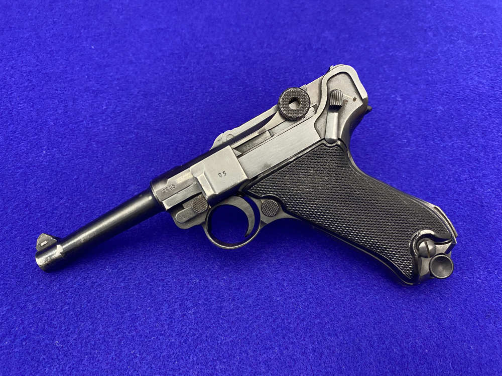 1940 Mauser-Werke P.08 Luger 9mm 4" Blued *WWII ERA SEMI-AUTOMATIC PISTOL*-img-3