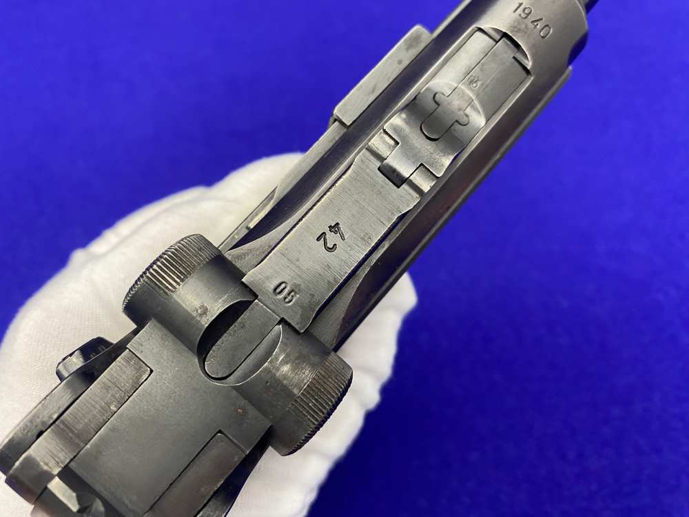 1940 Mauser-Werke P.08 Luger 9mm 4" Blued *WWII ERA SEMI-AUTOMATIC PISTOL*-img-27
