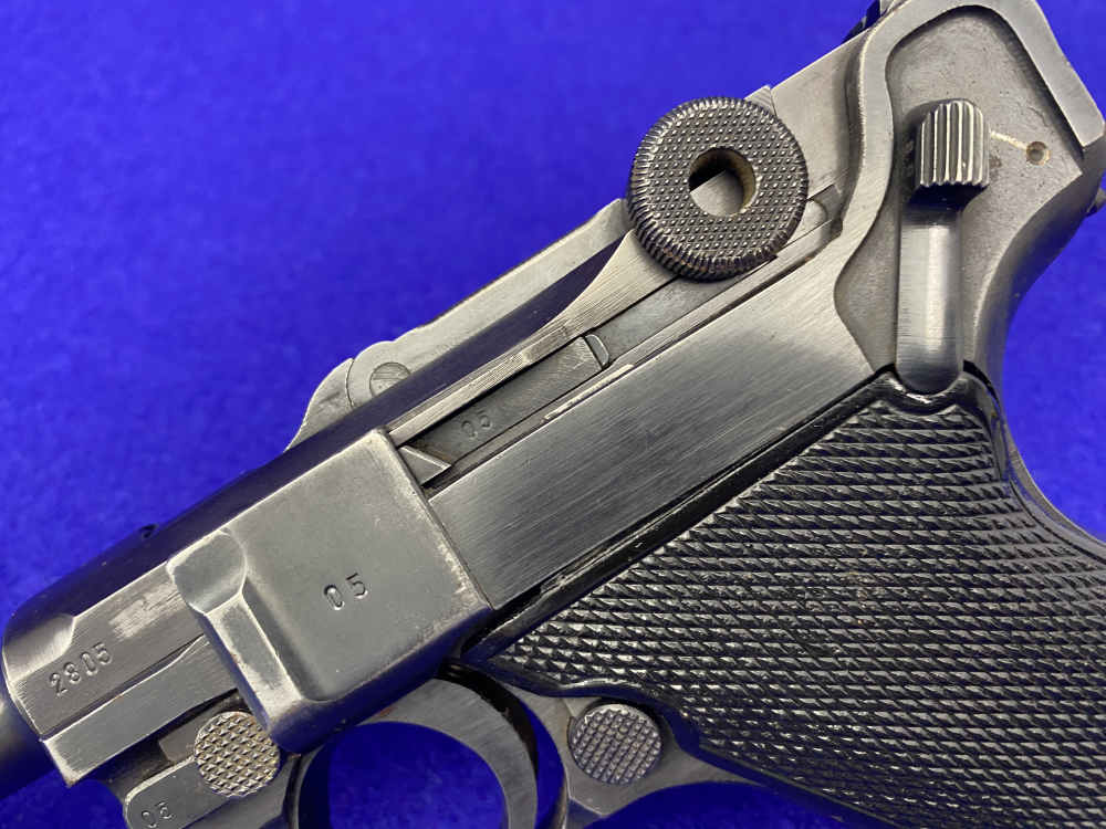 1940 Mauser-Werke P.08 Luger 9mm 4" Blued *WWII ERA SEMI-AUTOMATIC PISTOL*-img-8