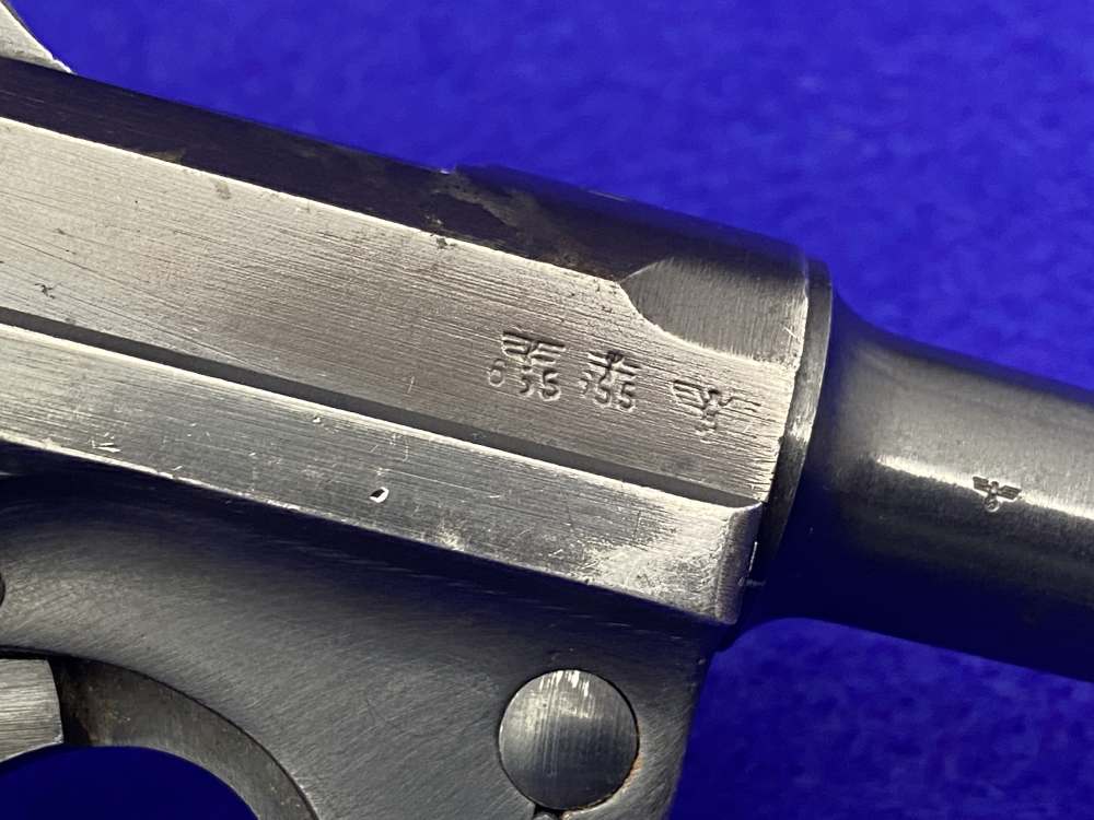 1940 Mauser-Werke P.08 Luger 9mm 4" Blued *WWII ERA SEMI-AUTOMATIC PISTOL*-img-21