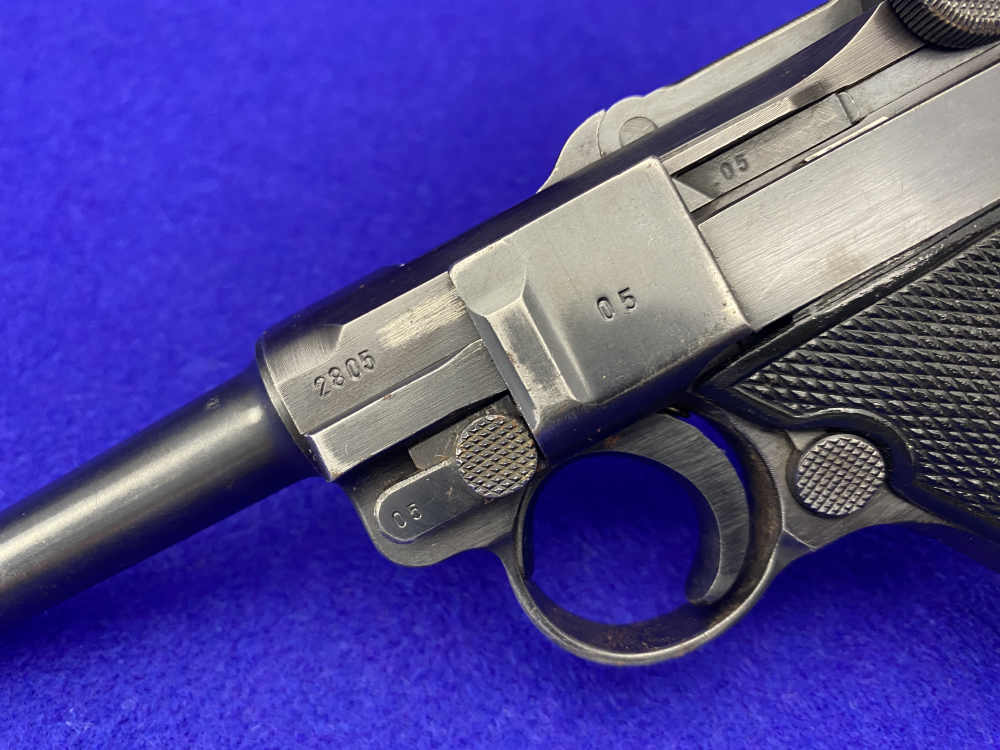 1940 Mauser-Werke P.08 Luger 9mm 4" Blued *WWII ERA SEMI-AUTOMATIC PISTOL*-img-9