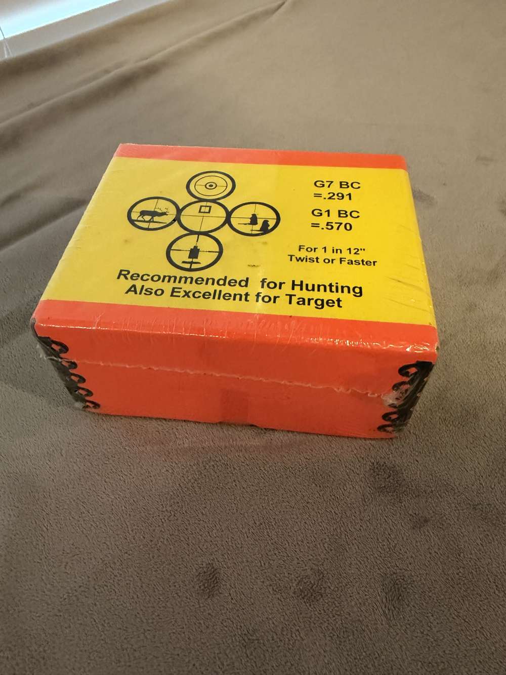 500 rds Berger .30 cal 190gr VLD Hunting bullets -img-1
