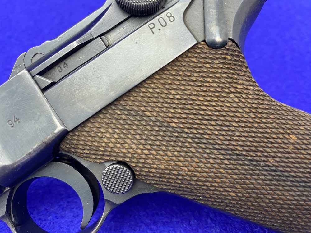 1942 Mauser-Werke P.08 Luger 9mm 4" Blued *HISTORIC WWII-ERA PISTOL*-img-6
