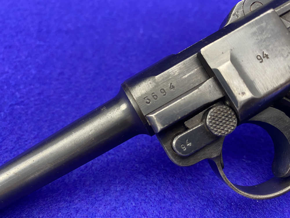 1942 Mauser-Werke P.08 Luger 9mm 4" Blued *HISTORIC WWII-ERA PISTOL*-img-10