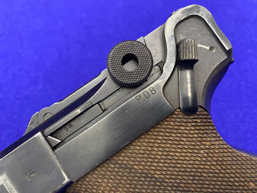 1942 Mauser-Werke P.08 Luger 9mm 4" Blued *HISTORIC WWII-ERA PISTOL*-img-8