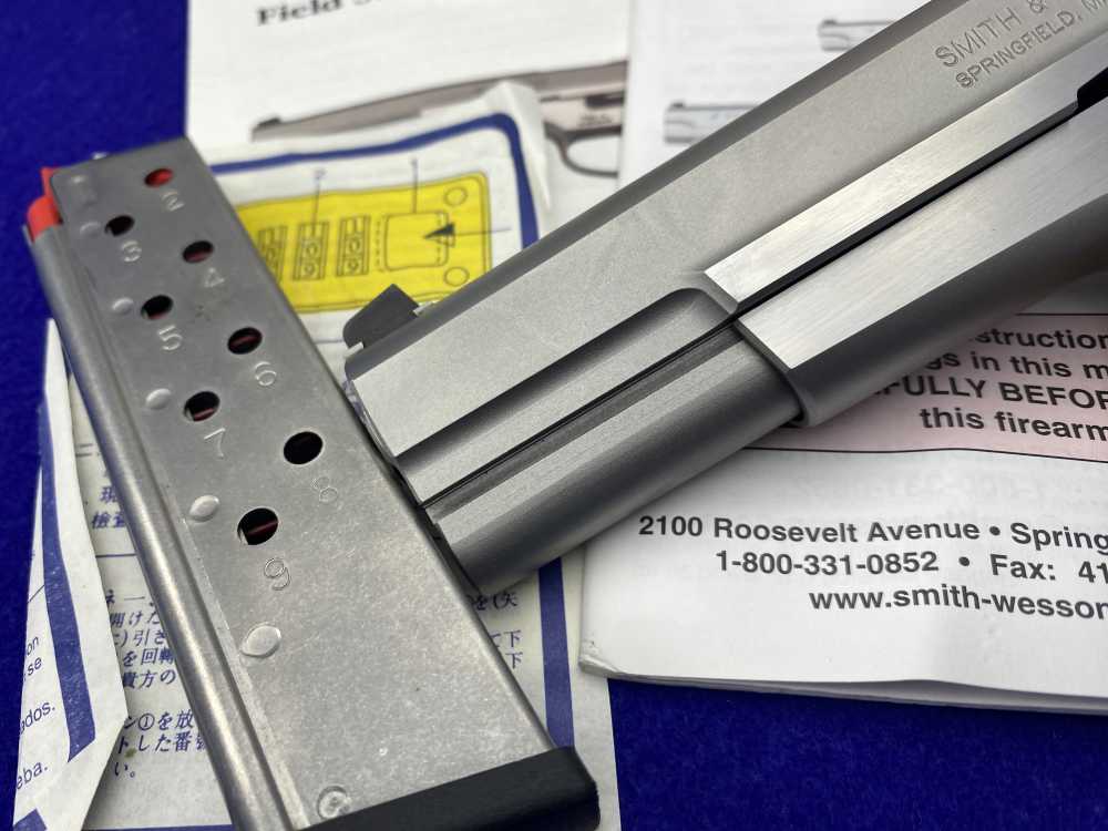 2009 Smith Wesson 952-2 9mm Blue 5" *LIMITED EDITION PERFORMANCE CENTER*-img-10