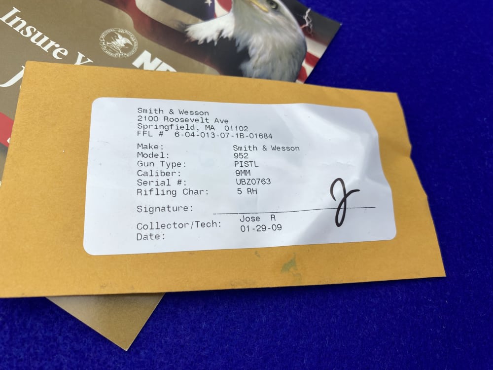 2009 Smith Wesson 952-2 9mm Blue 5" *LIMITED EDITION PERFORMANCE CENTER*-img-40