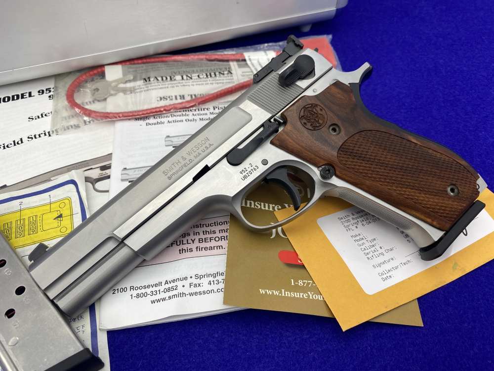 2009 Smith Wesson 952-2 9mm Blue 5" *LIMITED EDITION PERFORMANCE CENTER*-img-3