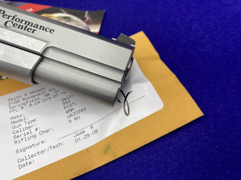2009 Smith Wesson 952-2 9mm Blue 5" *LIMITED EDITION PERFORMANCE CENTER*-img-19