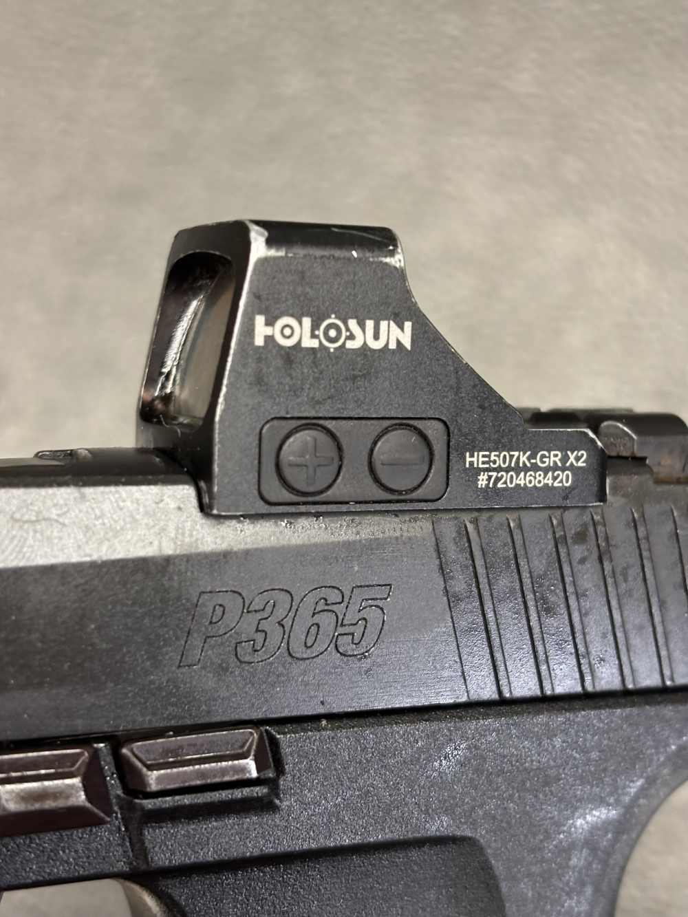 SIG SAUER P365X COMP W/ OPTIC AND 3 MAGAZINES. NO RESERVE -img-16