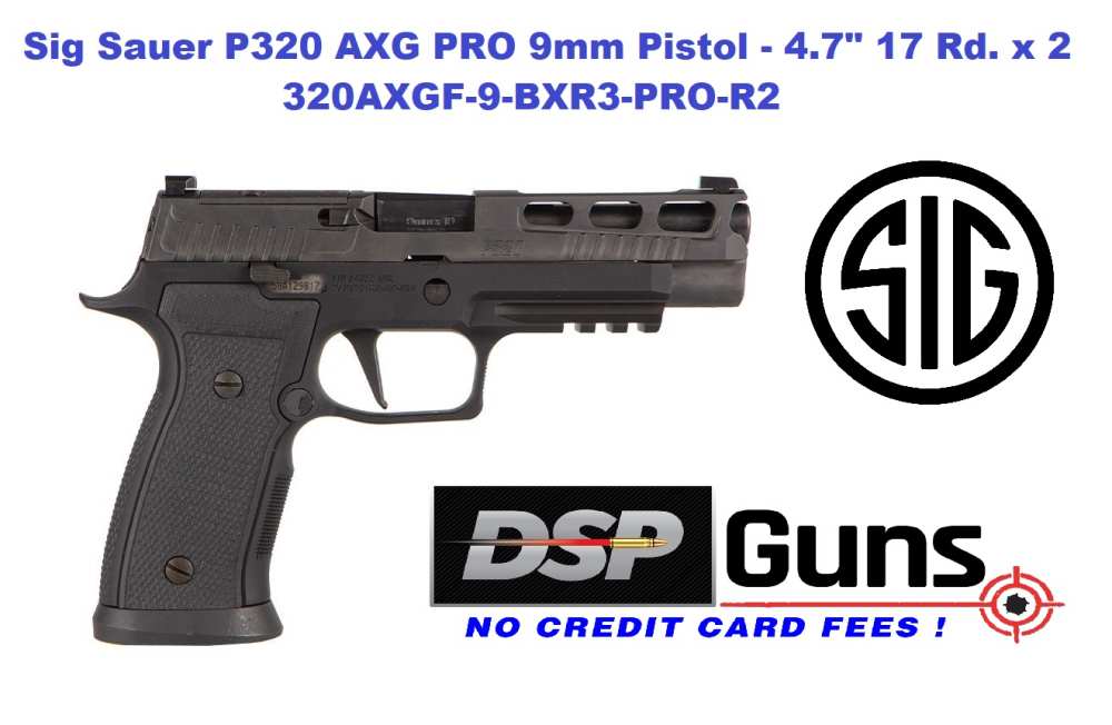 Sig Sauer P320 AXG PRO 9mm Pistol - 4.7" Barrel - 17 Rd. Capacity x 2-img-0