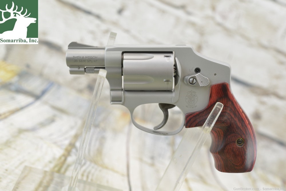 S&W REVOLVER 163808 642 LADYSMITH 38 SPECIAL 1.87" 5RDS FIXED SIGHTS SS/WOO-img-0