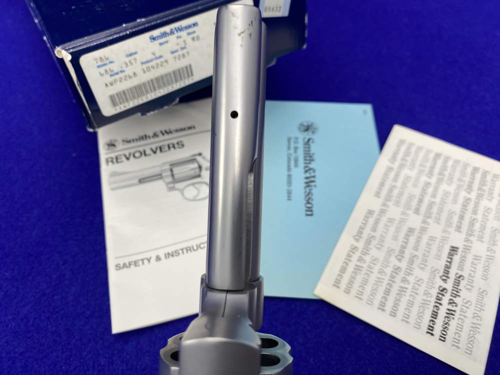 1987 Smith Wesson 686 .357 Mag Gray 4" *US CUSTOMS SERVICE "CS-1" CONTRACT*-img-34
