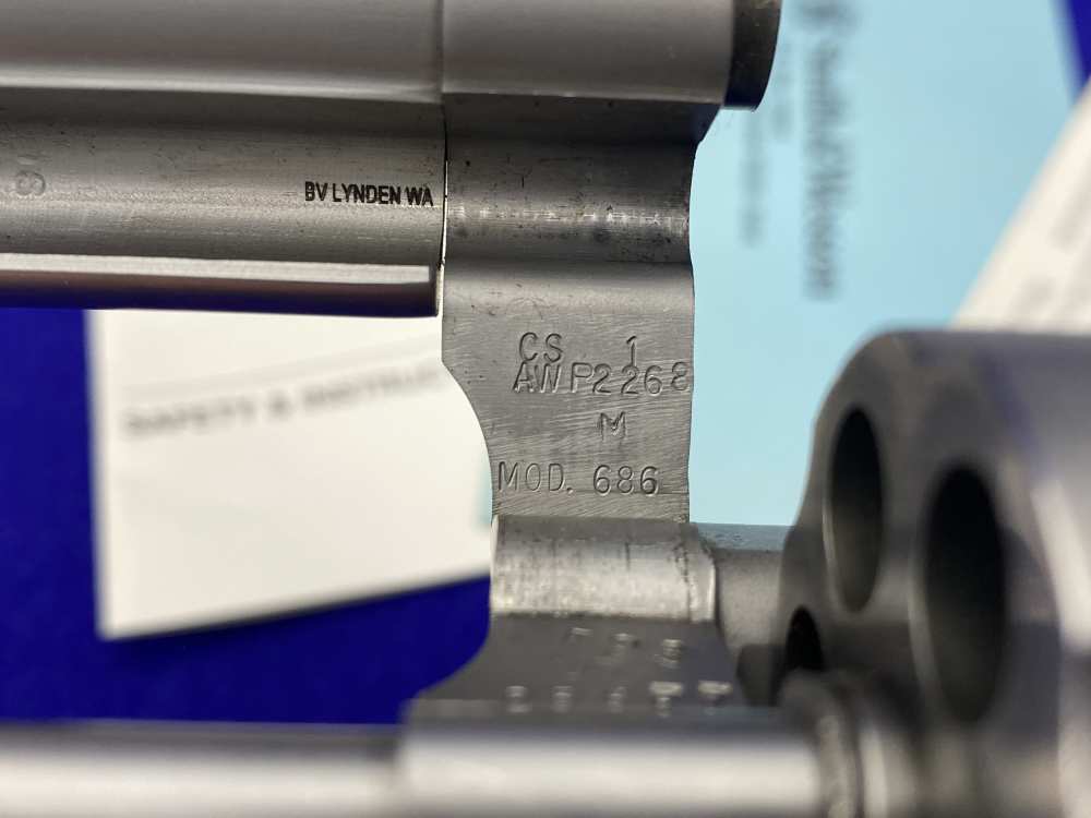 1987 Smith Wesson 686 .357 Mag Gray 4" *US CUSTOMS SERVICE "CS-1" CONTRACT*-img-40