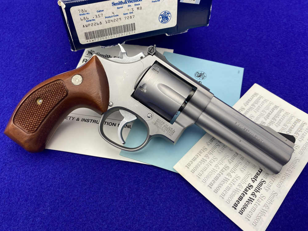 1987 Smith Wesson 686 .357 Mag Gray 4" *US CUSTOMS SERVICE "CS-1" CONTRACT*-img-13