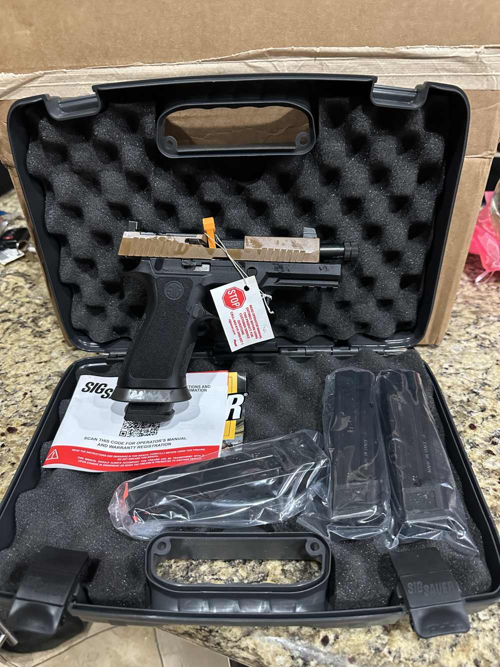 Sig Sauer P320 X-Carry Legion Snakebite Tacops 9MM 21+1, 4 Mags-img-4
