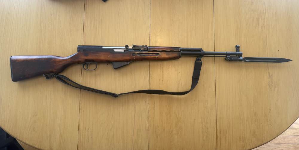 1954 Russian Tula SKS 7.62x39 Matching Numbers Bayonet-img-0