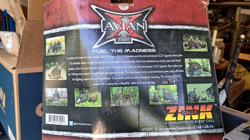 Avian-X LCD Jake & Breeder Turkey Decoy Combo NIB!-img-1