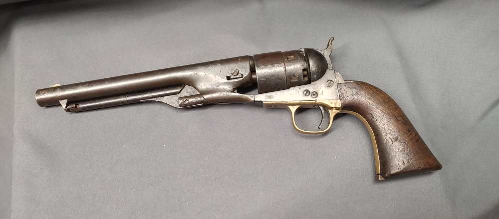Colt 1860 Army Civilian 44 percussion revolver made in 1868-img-0