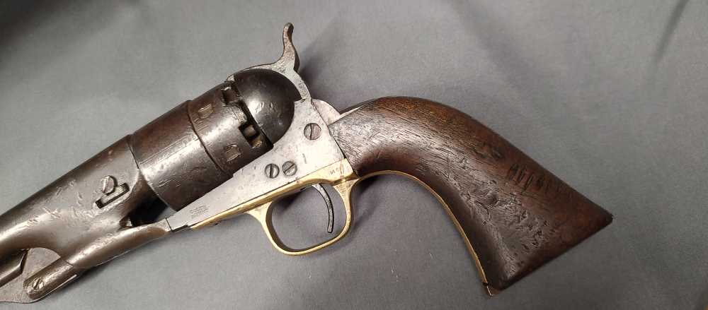 Colt 1860 Army Civilian 44 percussion revolver made in 1868-img-1