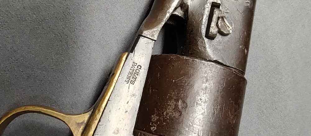 Colt 1860 Army Civilian 44 percussion revolver made in 1868-img-35