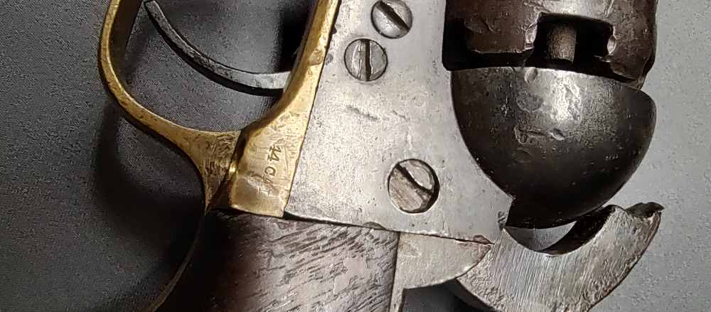 Colt 1860 Army Civilian 44 percussion revolver made in 1868-img-36