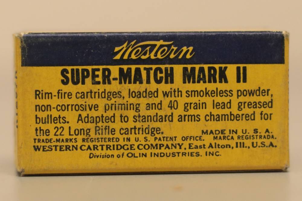 Western Super Match Mk II .22 LR Vintage Ammo (50rds)-img-1