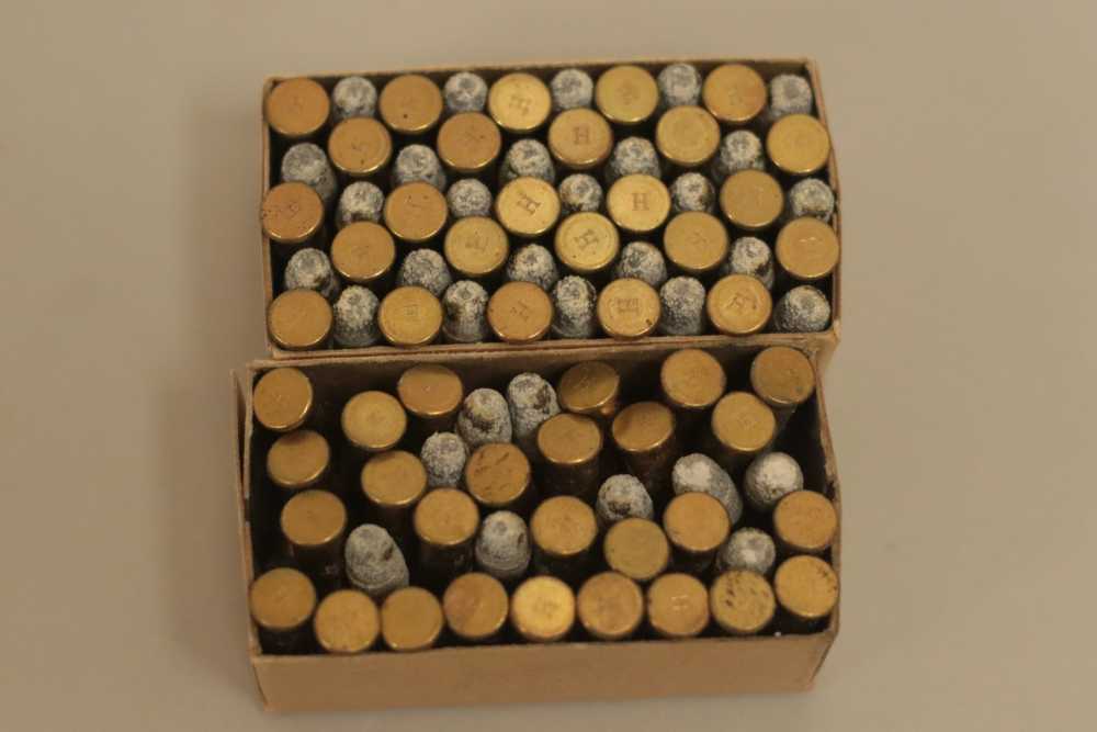 Olin Matheson .22 LR Ball Vintage Military Ammo (86ds)-img-1