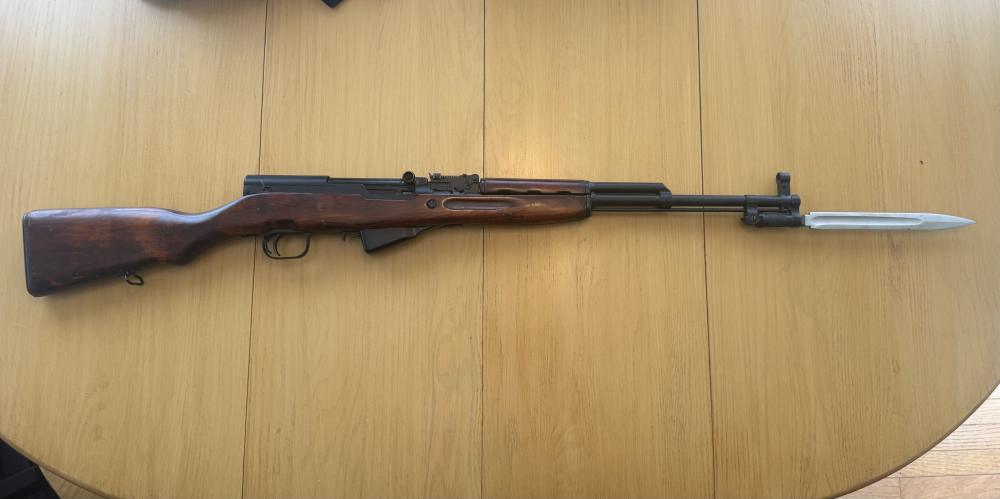 1951 Russian Tula SKS 7.62x39 Matching Numbers Bayonet-img-0