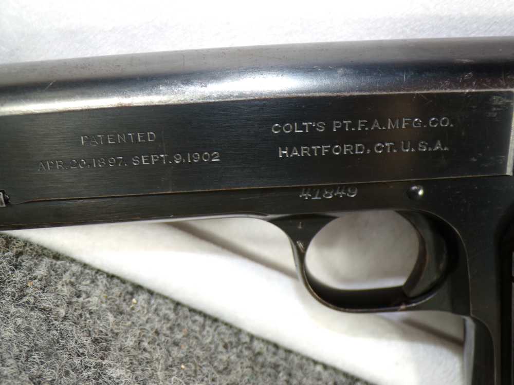Vintage Colt Auto Model 1903 Pocket Hammer 38 ACP 4.5" w/ Mag 1919-img-3