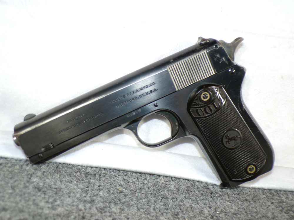 Vintage Colt Auto Model 1903 Pocket Hammer 38 ACP 4.5" w/ Mag 1919-img-0