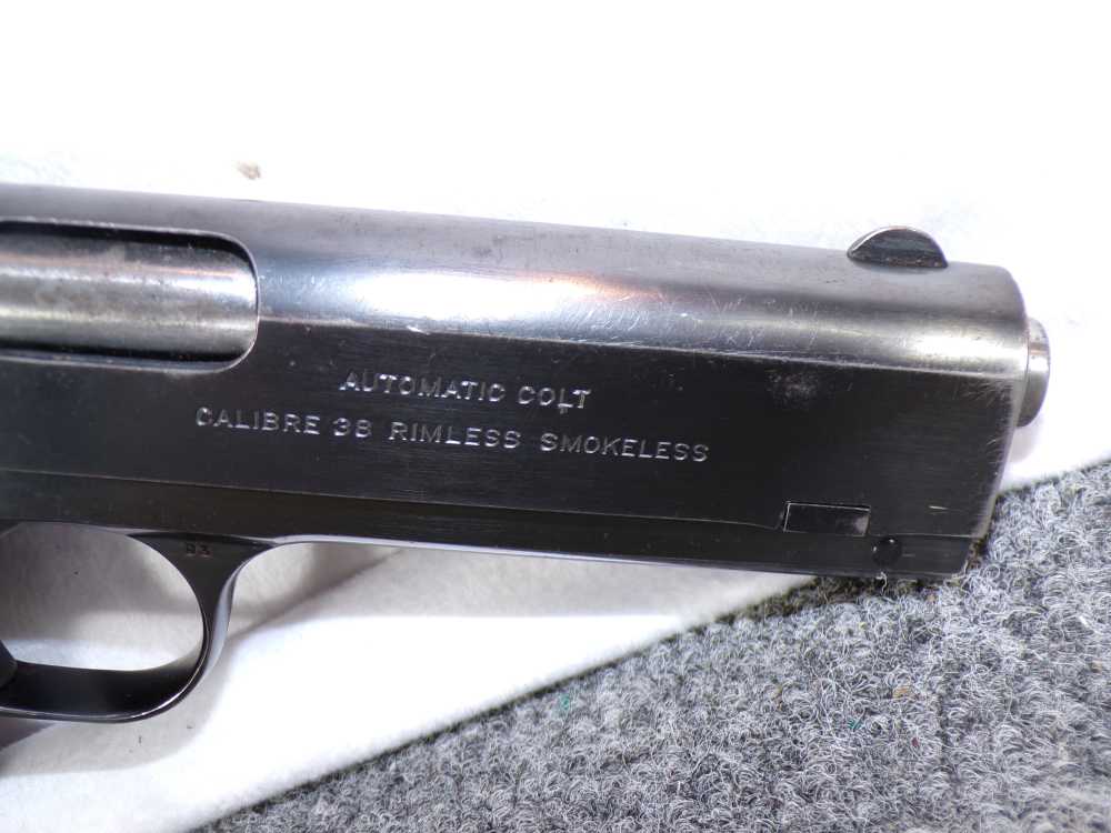 Vintage Colt Auto Model 1903 Pocket Hammer 38 ACP 4.5" w/ Mag 1919-img-2