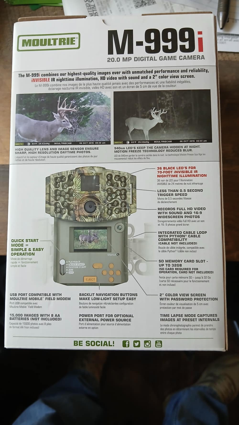 Moultrie M-999i 20MP Game Cameras NIB!-img-2